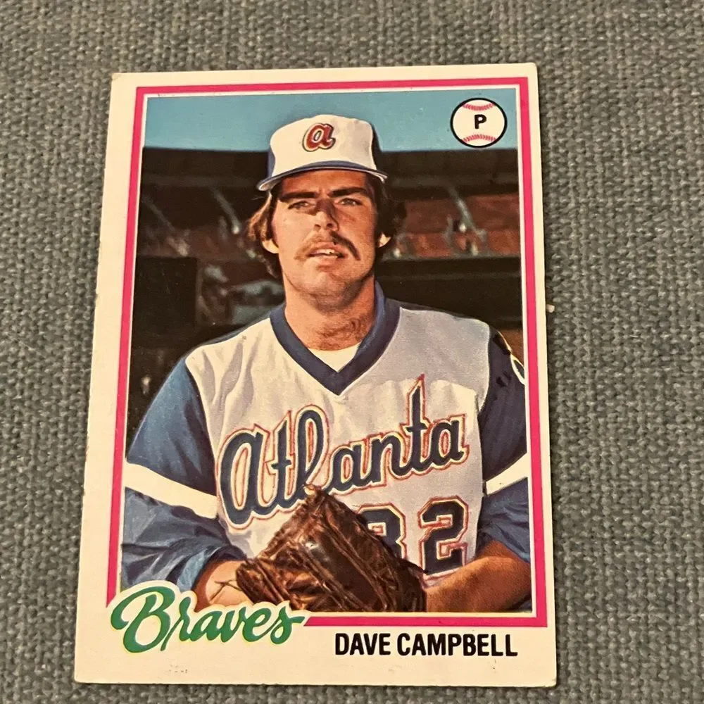 1978 Topps Atlanta Braves Baseball Card Trading Card